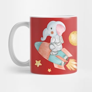 Baby Elephant Rocket Mug